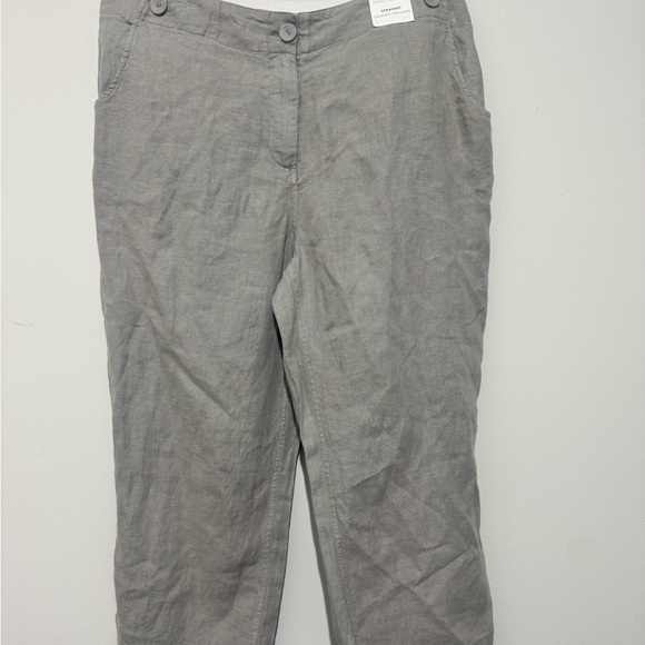 Seasalt Cornwall Pants - NWT Seasalt Cornwall Brawn Point Crops Pants Size US  12 Women’s 100% Linen